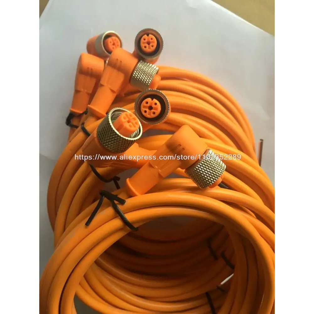 DOL-1204-G02M 6009382   สายเชื่อมต่อเซ็นเซอร์ป่วย M12 4พิน 100% ใหม่และต้นฉบับ DOL-1204-W02M 6009383