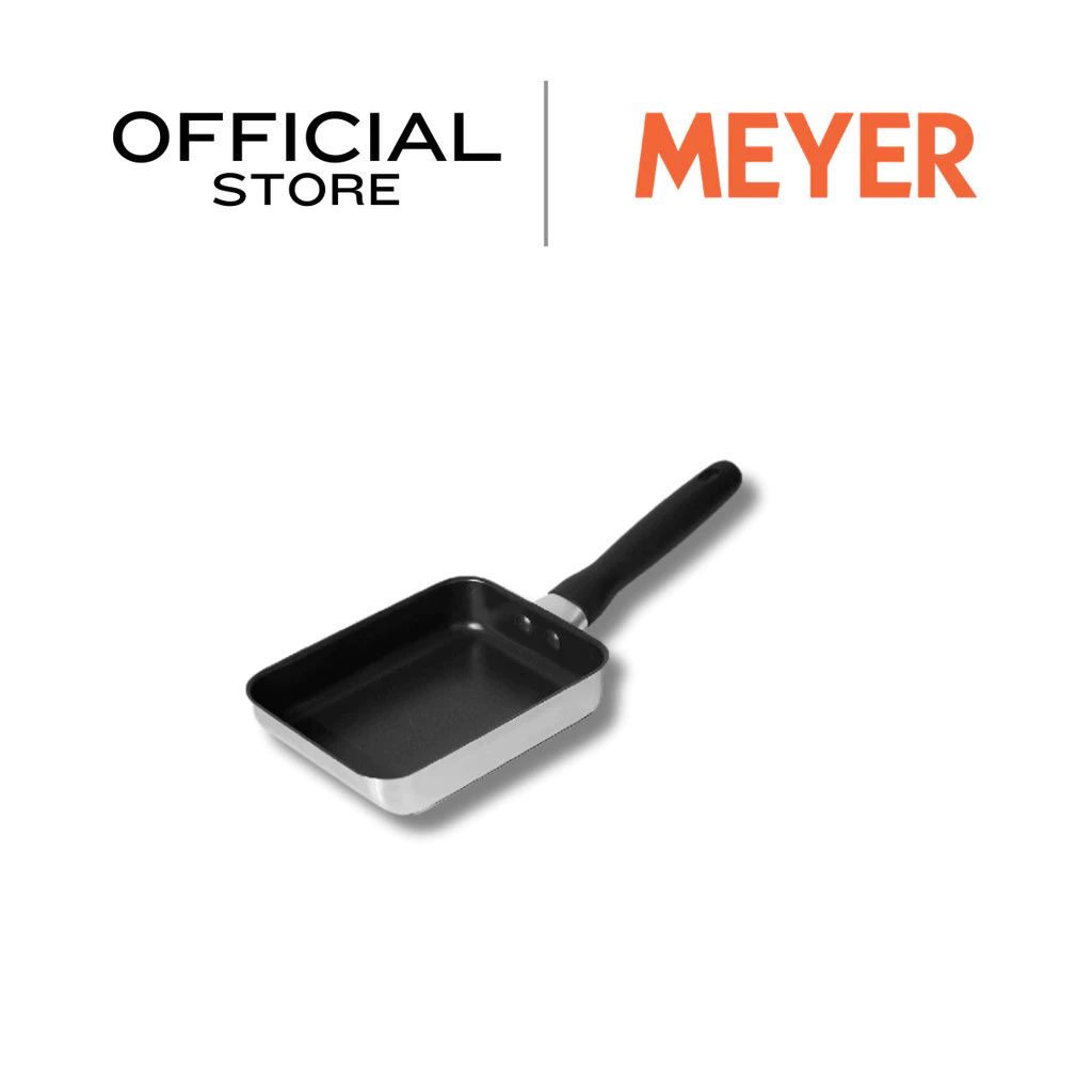 MEYER LUNA SS กระทะไข่ม้วน สเตนเลส เคลือบผิวลื่น กระทะด้าม ขนาด 18 ซ.ม. (71809-C)