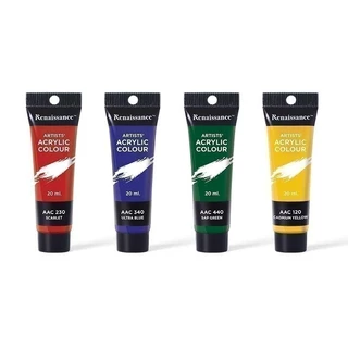 Renaissance สีอะคริลิค 20 มล. 19 เฉดสี (1 หลอด)