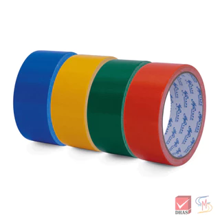 Elfen เอลเฟ่น เทปผ้า 36 มม. x 8 หลา 12 เฉดสี จำนวน 1 ม้วน