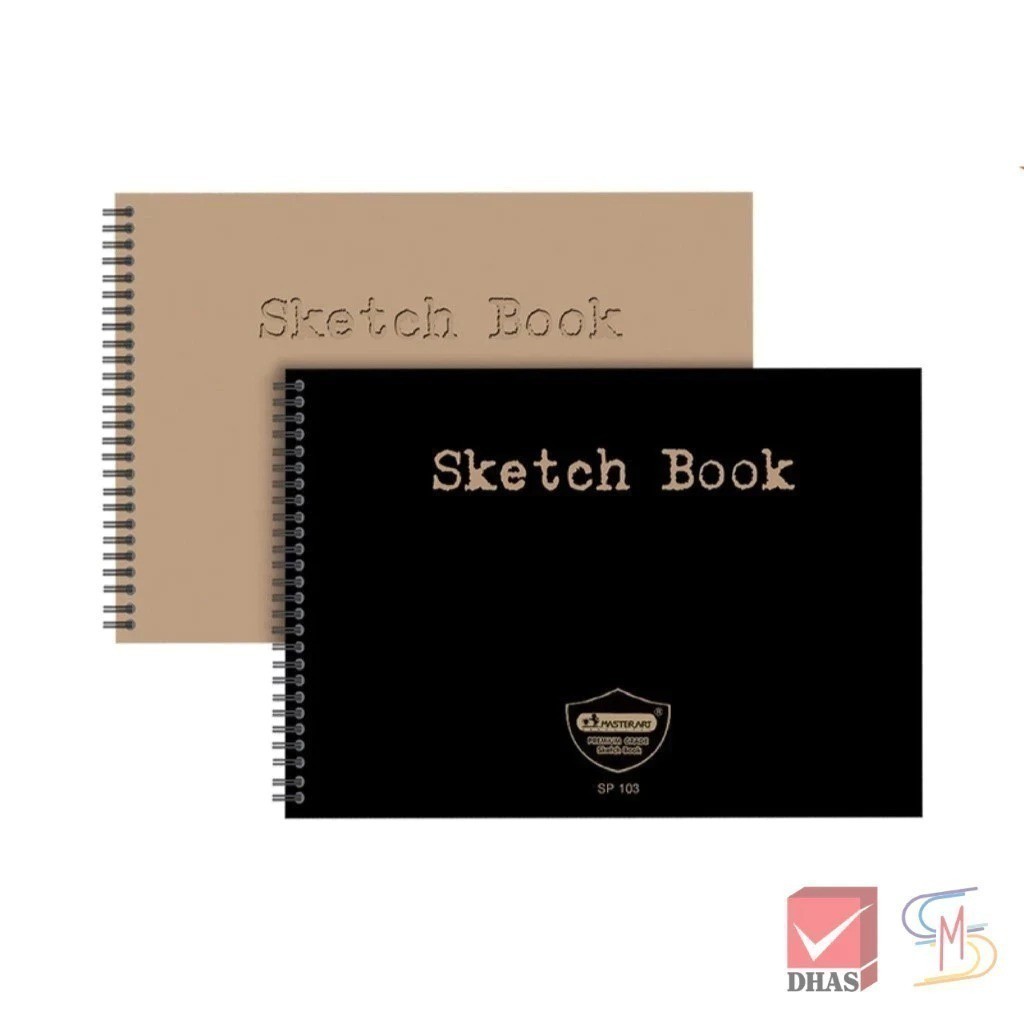 Master Art มาสเตอร์อาร์ต สมุด สมุดวาดรูป สมุดสเก็ต ขนาด A4 SP103 (50 แผ่น)