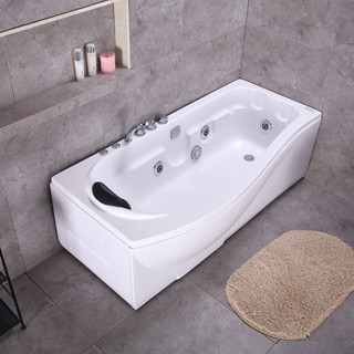 สระนวดเจ็ทคุณภาพสูง ฟรีติดตั้ง อ่างอาบน้ำอะคริลิคสำหรับผู้ให…