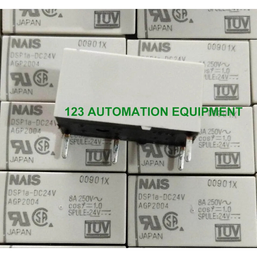 ใหม่ รีเลย์ DSP1a-DC24V  DSP1a-DC12V  DSP1a-DC5V แบบ 4 พิน 8A