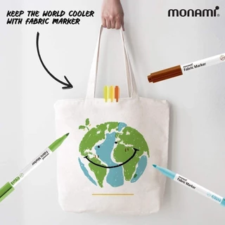 ปากกาเพ้นท์ผ้า ปากกาเขียนผ้า ชนิดติดถาวร ซักไม่ออก Monami Fabric Marker 470 มาร์คเกอร์เขียนผ้า (แบบเซ็ต)