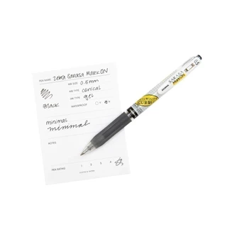 ปากกาเจล Sarasa Mark On น้ำแห้งเร็ว Zebra ขนาดหัว 0.4 MM และ 0.5 MM