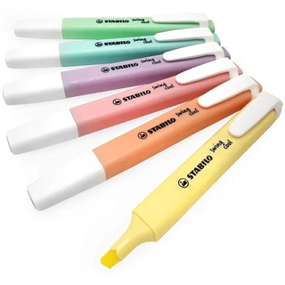 ปากกาเน้นข้อความ Stabilo Swing Cool รุ่น Pastel แยกแท่ง