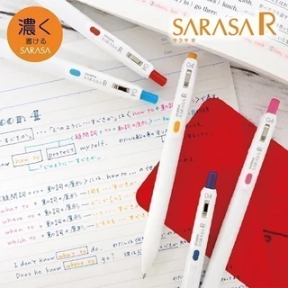 ปากกาเจล Sarasa R ขนาด 0.4 MM Set 7 สีพร้อมแพคเกจ และแยกแท่ง