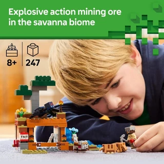 LEGO Minecraft 21269 The Armadillo Mine Expedition (247pcs.), Building Blocks, Kids Toy