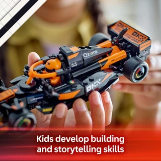 LEGO Speed Champions 77251 McLaren F1 Team MCL38 Race Car (269pcs.), Building Blocks, Kids Toy
