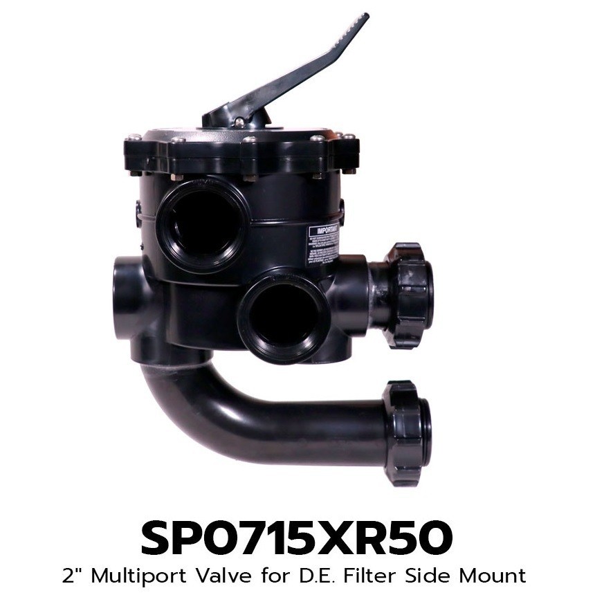 อะไหล่ Hayward Multiport มัลติพอร์ทวาล์ว 2 นิ้ว D.E ถังกรองรุ่น SP0715XR50 Side Mount DE Filter DE72