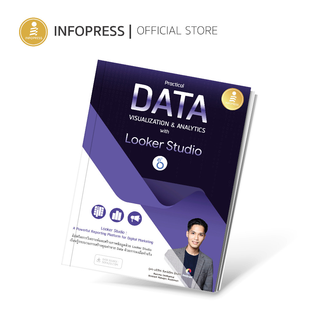 Infopress (อินโฟเพรส) Practical Data Visualization & Analytics with Looker Studio - 74589