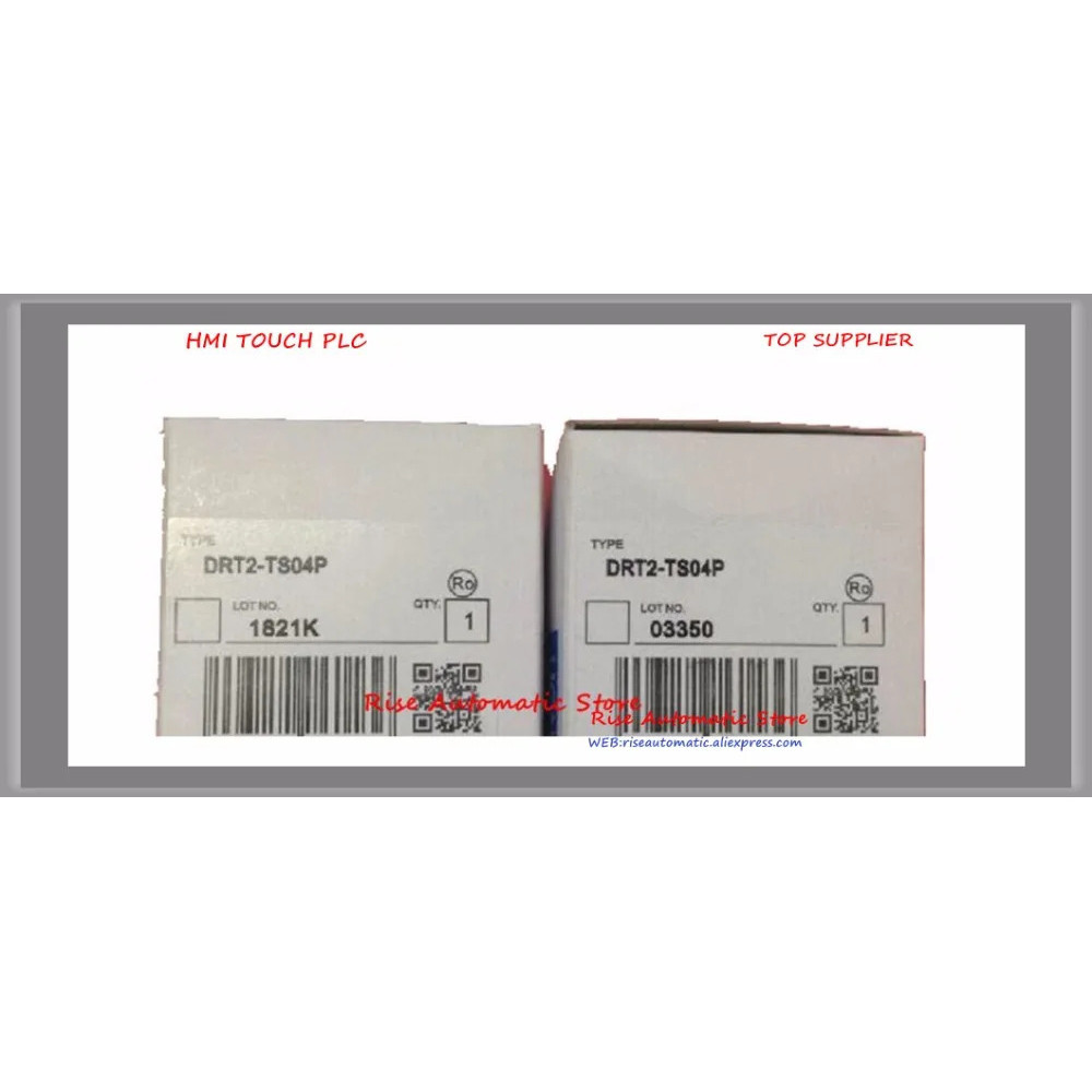 โมดูลควบคุมการเขียนโปรแกรม PLC DRT2-TS04P ใหม่และต้นฉบับ ควบคุมอุณหภูมิ