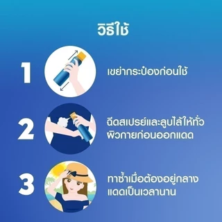 นีเวีย ซัน กันแดดผิวกาย โพรเท็คแอนด์ดราย ทัช รีเฟรชชิ่ง ซัน สเปรย์กันแดดเอสพีเอฟ 50 200 มล.2ชิ้น