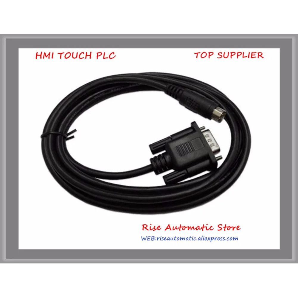 สายเคเบิล PLC GT01-C30R4-8P ที่เข้ากันได้ GT01 C30R4 8P สายเคเบิลการสื่อสารระหว่าง GT11/GT15 HMI และ