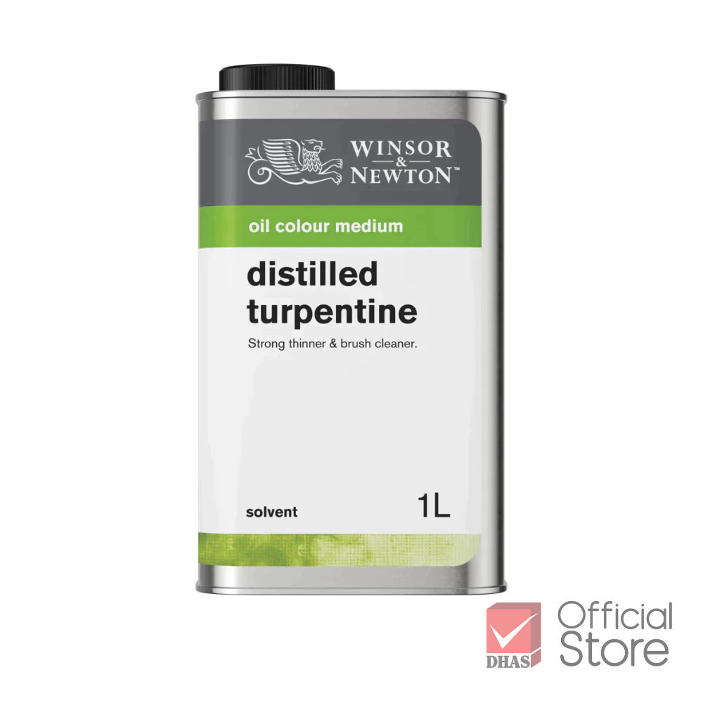 Winsor&Newton สื่อผสม น้ำมันสน เทอร์เพนไทน์ 1000 มล. DISTILLED TURPENTINE จำนวน 1 ขวด