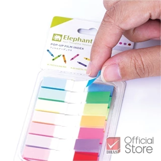 Elephant สติ๊กโก้โน๊ต ฟิล์มอินเด็กซ์ 8X45 มม. จำนวน 140 แผ่น