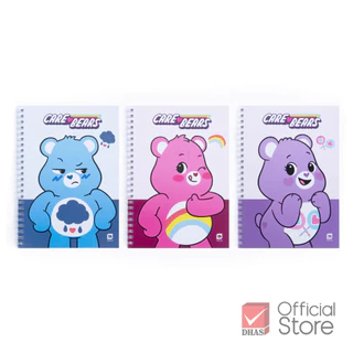 Elephant สมุด สมุดโน๊ต สมุดริมลวด แคร์แบร์ A5 70G 50S คละลาย จำนวน 1 เล่ม