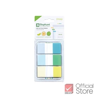 Elephant สติ๊กโก้โน๊ต ฟิล์มอินเด็กซ์ 25X45 มม. จำนวน 60 แผ่น