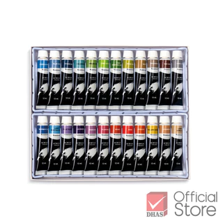 Renaissance สีอะคริลิค ชุดสีอะคริลิค รุ่นพาสเทล 12มล. 24สี จำนวน 1 เซ็ท