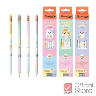 Quantum ดินสอ ดินสอดำ แฟนซี QP9401 HB เทียร์ จำนวน 12 แท่ง/ก…