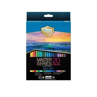 Master Art สีไม้ ดินสอสีไม้ 20 สี รุ่นมาสเตอร์ซีรี่ย์ Special Collection รุ่น Sea Set จำนวน 1 กล่อง