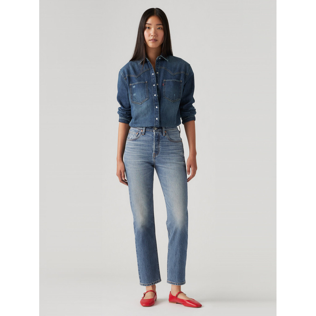 กางเกงยีนส์ผู้หญิง Levi's® Women's 501® Original Cropped Jeans