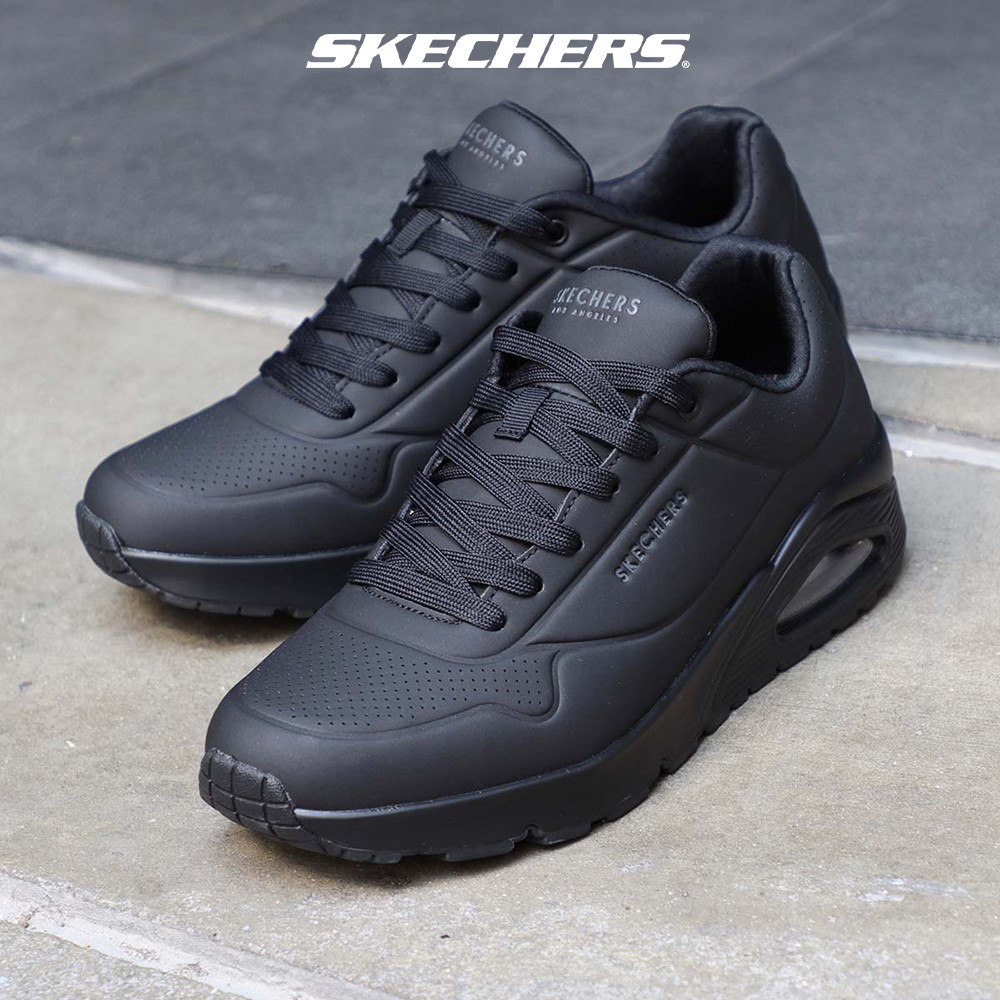 Skechers สเก็ตเชอร์ส รองเท้าผู้ชาย Men Sport Uno Shoes - 52458-BBK Air-Cooled Memory Foam