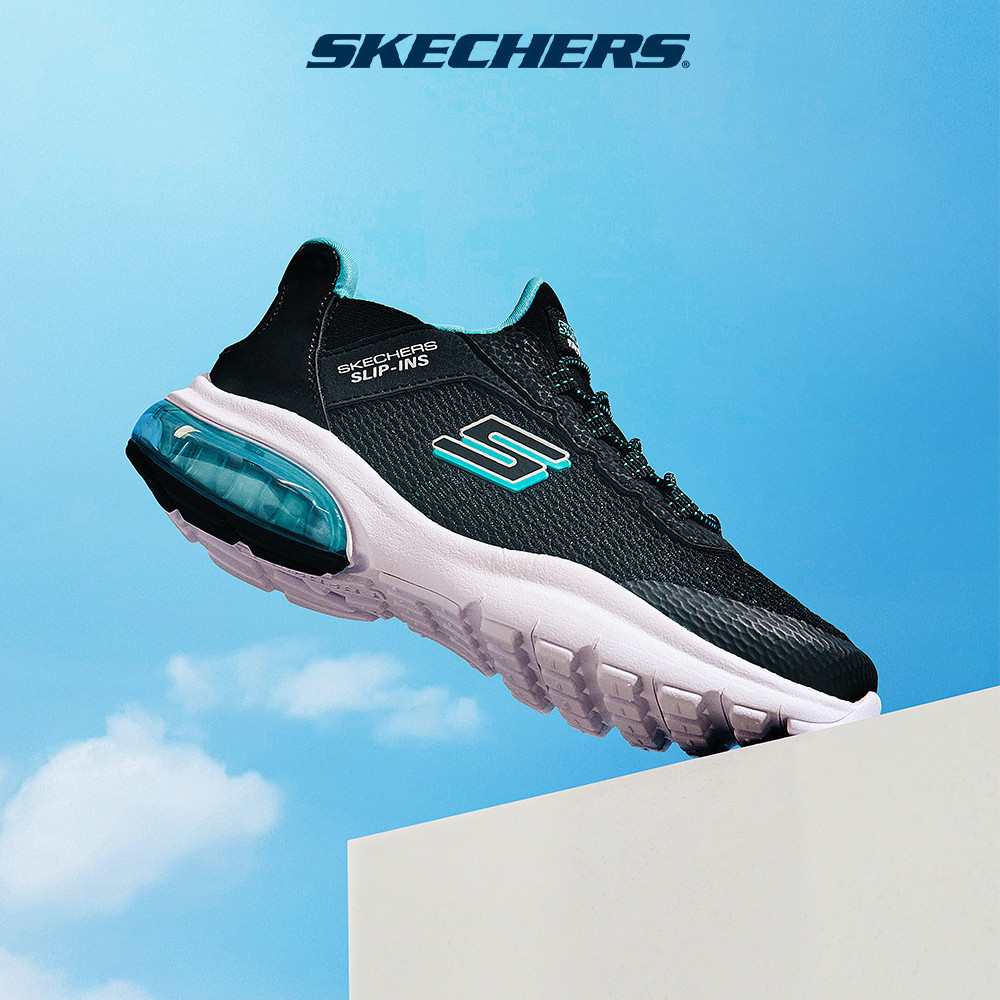 Skechers สเก็ตเชอร์ส รองเท้า เด็กผู้ชาย Slip-Ins Razor Air Shoes - 403834L-BKBL
