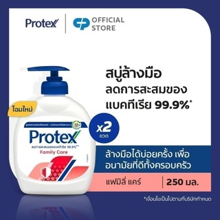[มี 3 แพ็คให้เลือก] โพรเทคส์ แฟมิลี่ 250 มล. ช่วยชำระล้างสิ่งสกปรก (สบู่เหลวล้างมือ)