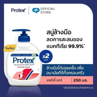 [มี 3 แพ็คให้เลือก] โพรเทคส์ แฟมิลี่ 250 มล. ช่วยชำระล้างสิ่งสกปรก (สบู่เหลวล้างมือ)