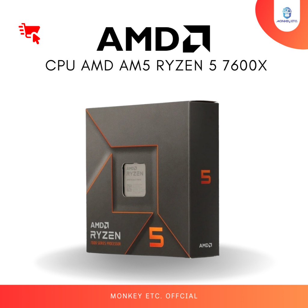 CPU AMD AM5 RYZEN 5 7600X