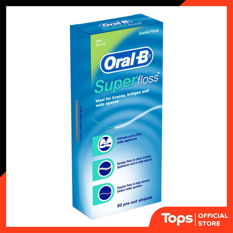 ORAL B ออรัลบีไหมขัดฟันซูเปอร์ฟลอสมินท์ [0300410825706]