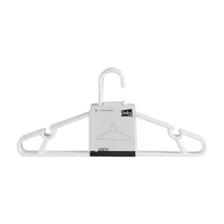 INDEX LIVING MALL ไม้แขวนเสื้อ รุ่น ANITA 6 ชิ้น/ ชุด - สีขาว