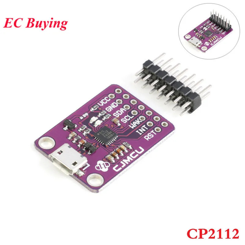 บอร์ดดีบัก CP2112 โมดูลการสื่อสาร USB เป็น SMBus I2C 2.0 MicroUSB ชุดประเมินผล 2112 สำหรับโมดูลเซ็นเ