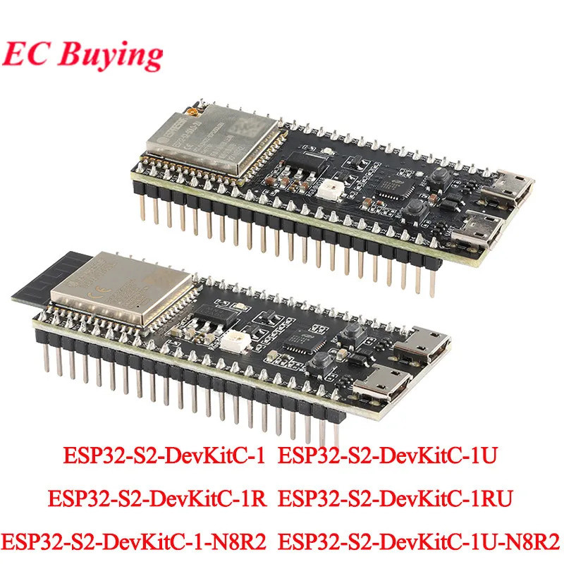โมดูลบอร์ดพัฒนา WiFi ESP32-S2-DevKitC-1 1U 1R 1RU 1-N8R2 1U-N8R2 ESP32-S2 พร้อมกับ ESP32-S2-SOLO-2 U