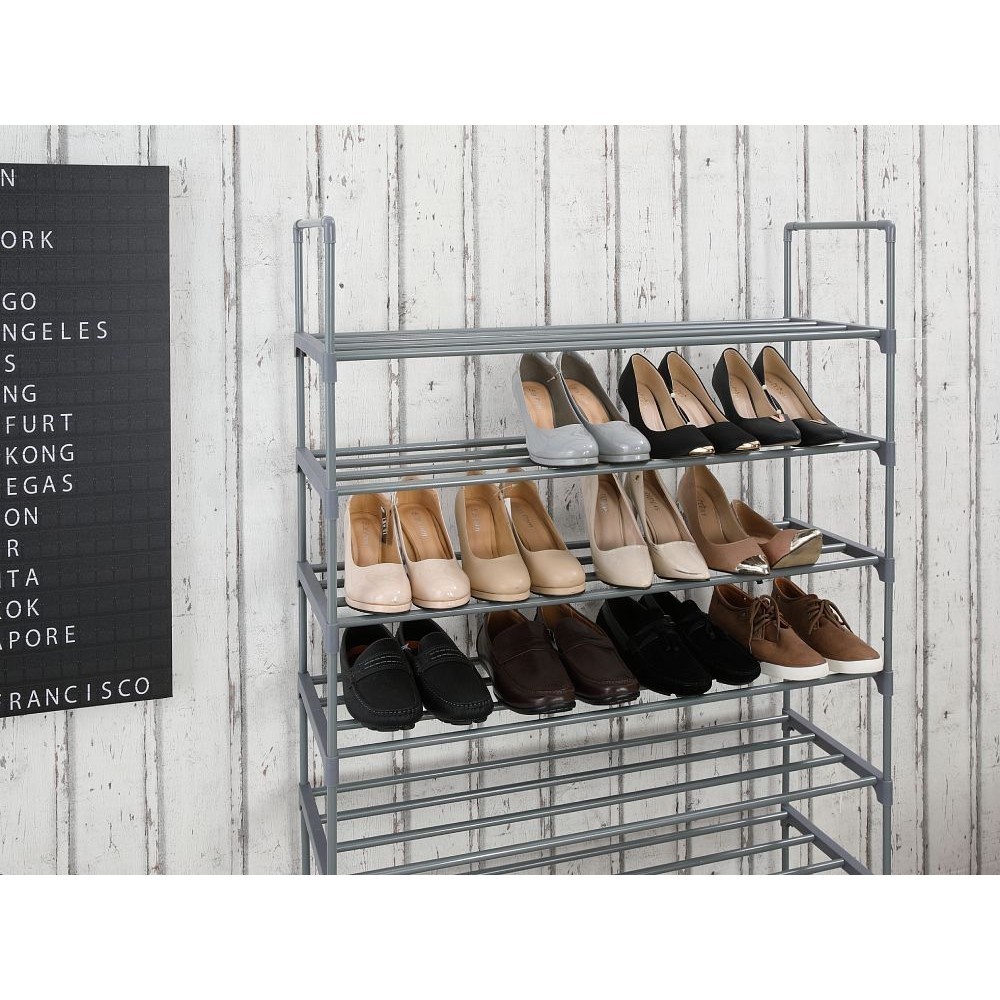 HomeHuk ชั้นวางรองเท้า 8 ชั้น รุ่นดี-สกอร์/เอ็น รูปที่ 5