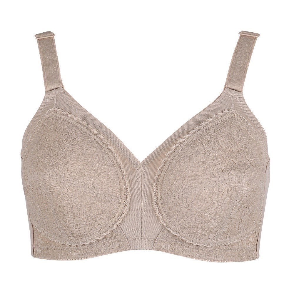 Triumph เสื้อชั้นในไม่มีโครง เต้าทรงซับฟองน้ำบาง รุ่น Form & Beauty 075 P รหัส 10001745 สีน้ำตาล 00AF