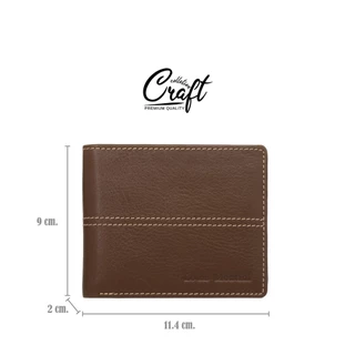 [ส่งด่วนฟรี] Louis Montini (Vintage Style) กระเป๋าสตางค์ผู้ชาย สไตล์วินเทจ กระเป๋าหนังวัวแท้ Men’s wallet TTM090
