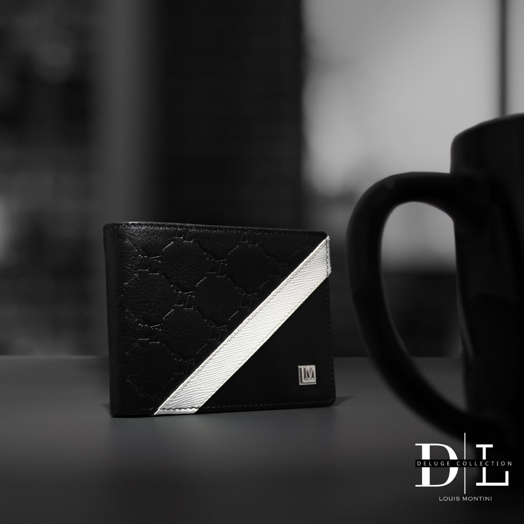 Louis Montini (DL Deluxe) กระเป๋าสตางค์ผู้ชายหนังวัวแท้ Men's Wallet TTM125