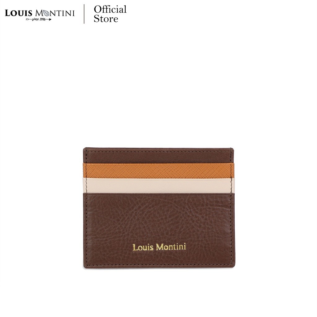 Louis Montini حافظة بطاقات جلد بقري — صورة 2