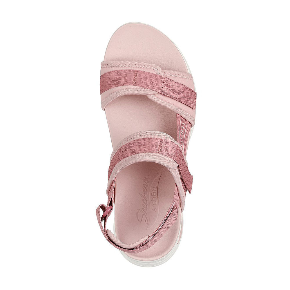 Skechers สเก็ตเชอร์ส รองเท้าแตะผู้หญิง Women Sport Comfort Arch Fit Wave Maker Sandals - 120091-ROS