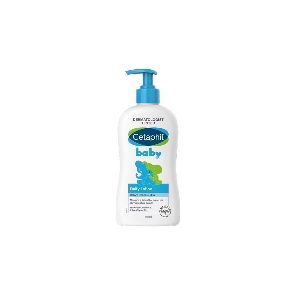 Cetaphil Baby Daily Lotion โลชั่นบำรุงผิวสำหรับเด็ก สูตรอ่อนโยน # 400 มล.