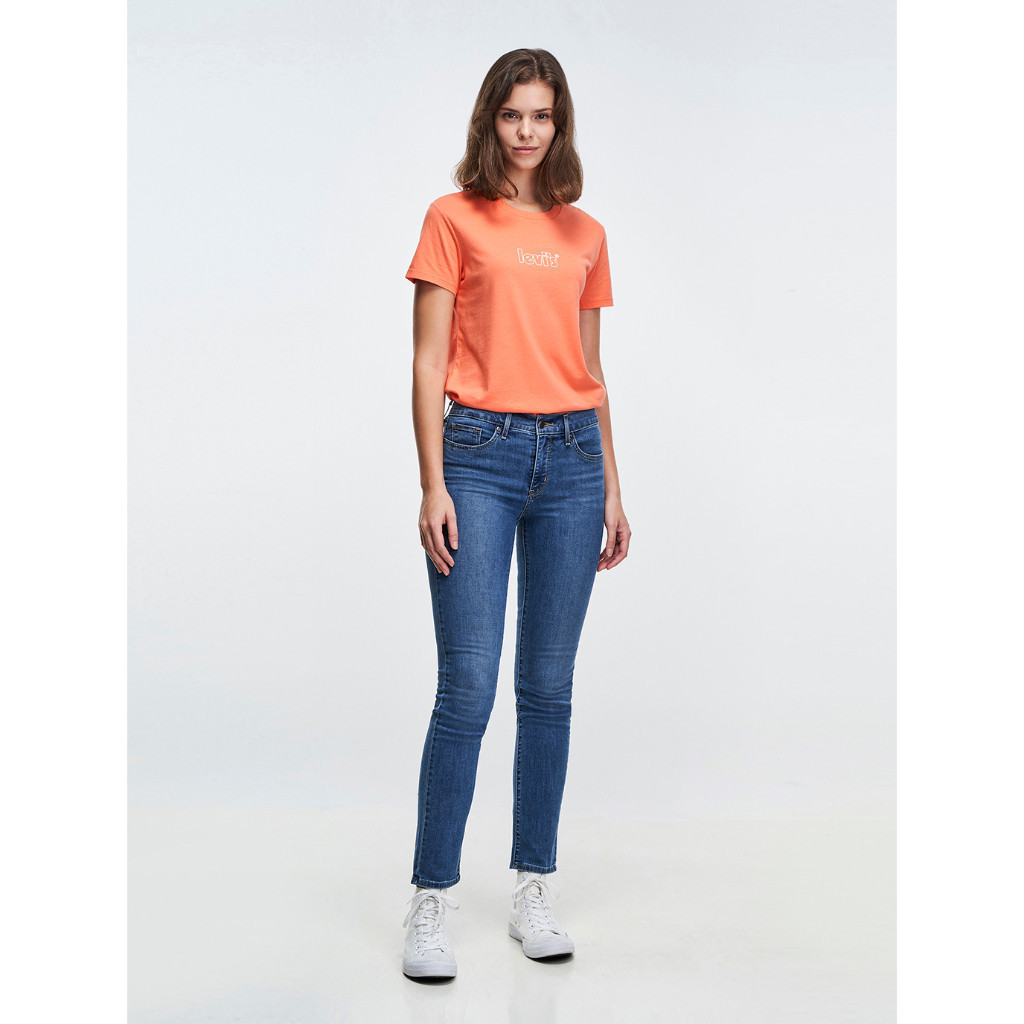 Levi's® กางเกงยีนส์ผู้หญิง  312  รุ่น Shaping Slim Jeans ทรงขากระบอกเล็ก เก็บทรง