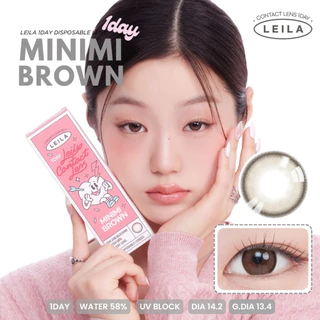 [1คู่] รายวัน LEILA 1DAY คอนแทคเลนส์รายวัน ค่าสายตา 2ชิ้น