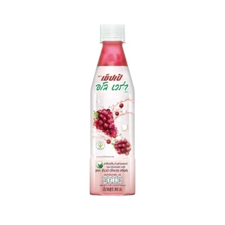 เซ็ปเป้ เครื่องดื่ม อโลเวร่า สูตรองุ่นแดง Sappe Aloe Vera Drink - Red Grape จำนวน 12 ขวด
