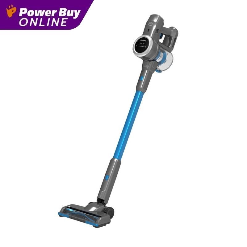 BWELL เครื่องดูดฝุ่นแบบด้ามไร้สาย 300 วัตต์ 0.8 ลิตร (สีเทา/ฟ้า) รุ่น 201A