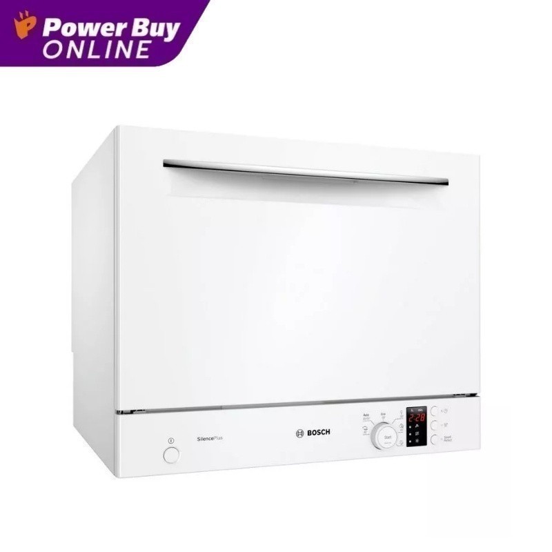 บ๊อช เครื่องล้างจานตั้งโต๊ะ รุ่น SKS62E32EU ขนาด 55 ซม. สีขาว