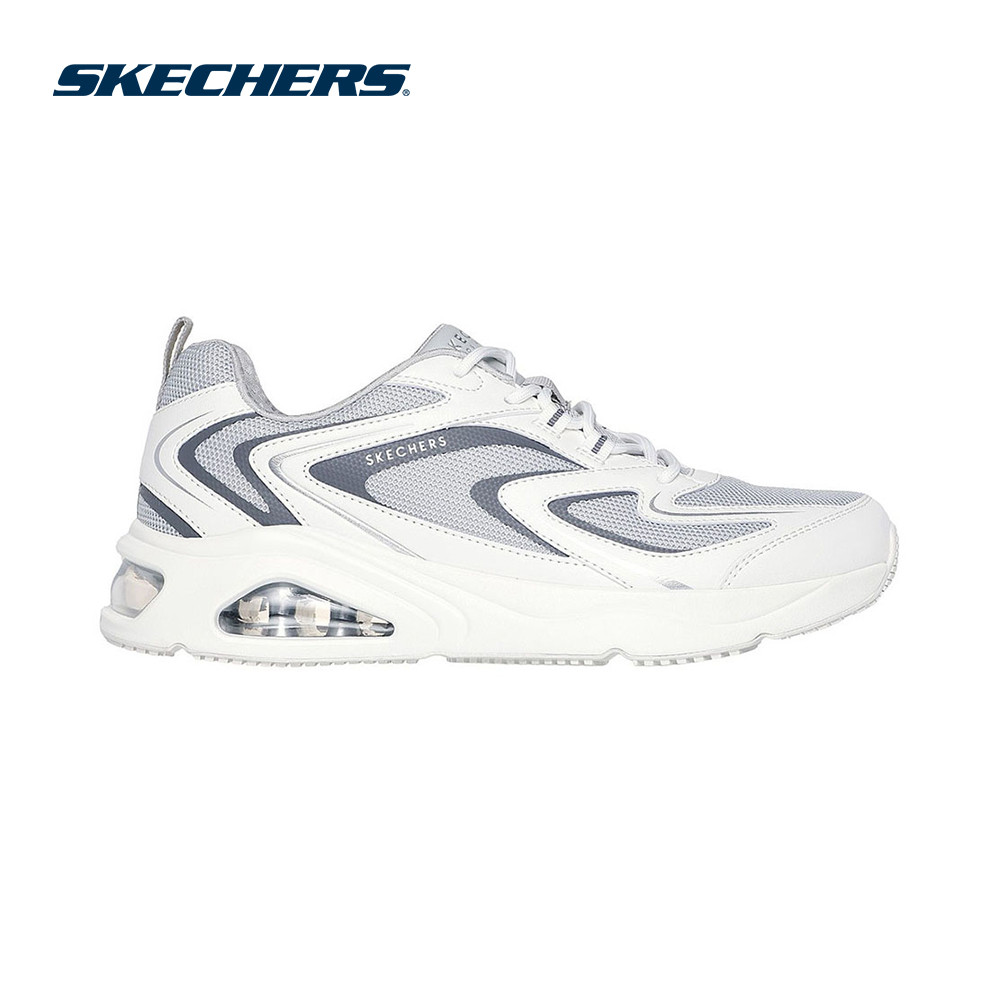 Skechers สเก็ตเชอร์ส รองเท้าผู้ชาย Men SKECHERS Street Tres-Air Uno Shoes - 183082-WGY Air-Cooled Memory Foam
