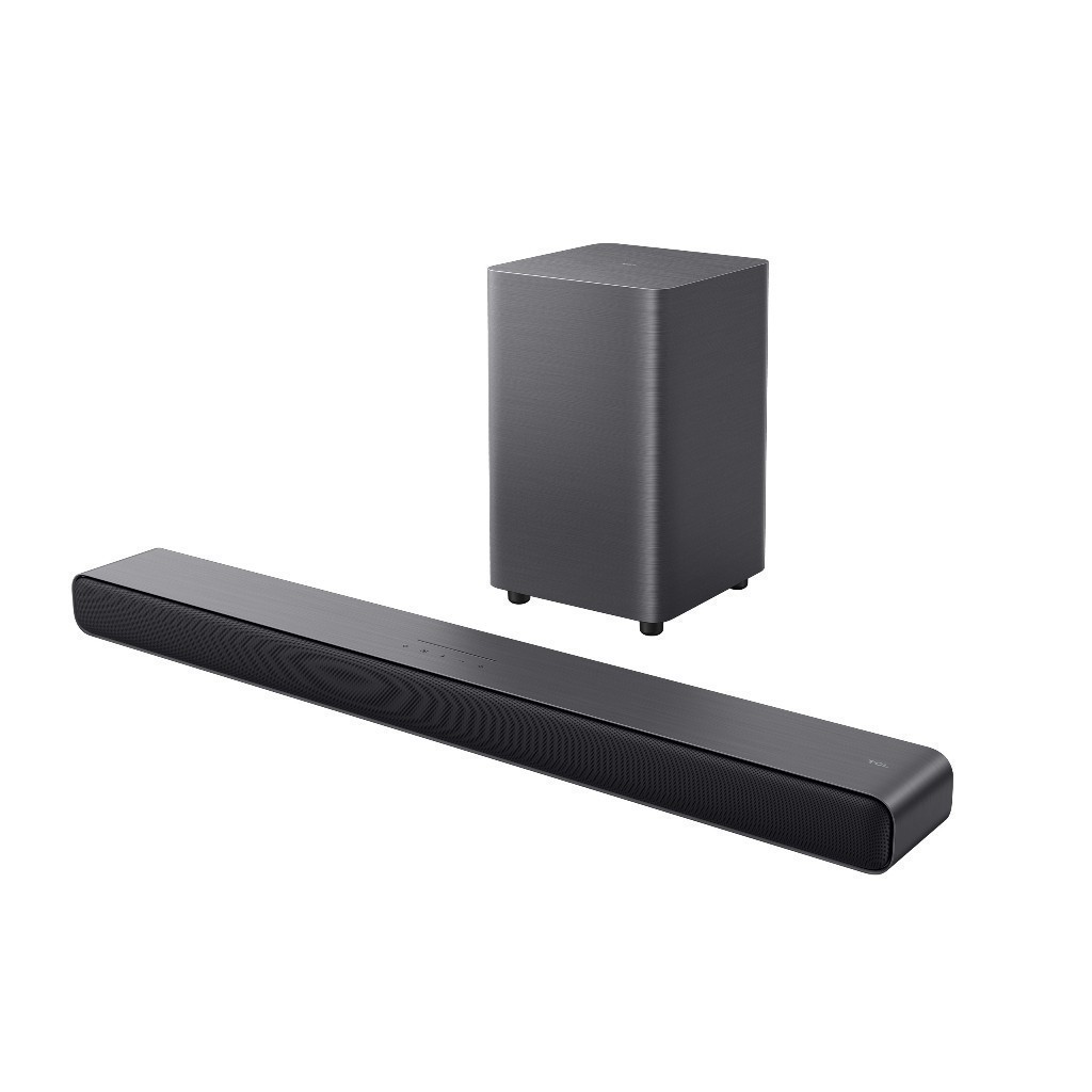 TCL Sound Bar พลังเสียง 220W รองรับ Bluetooth 5.3 รุ่น S55H พร้อม Subwoofer ไร้สาย ขนาด 810 มิลลิเมตร 2.1 Channel Dolby