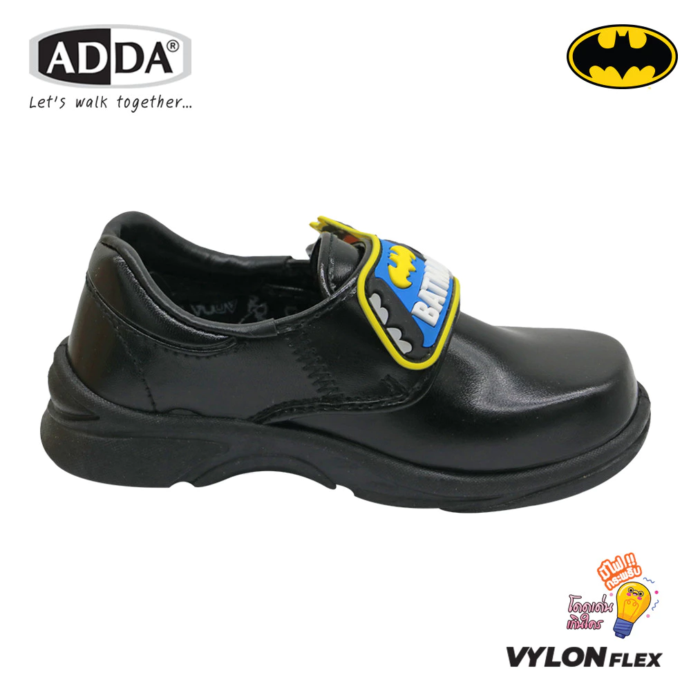 ADDA รองเท้านักเรียนเด็กผู้ชาย ลาย Batman รุ่น 41A20 มีไฟกระพริบ (ไซส์ 25 - 35 ) thumbnail 5